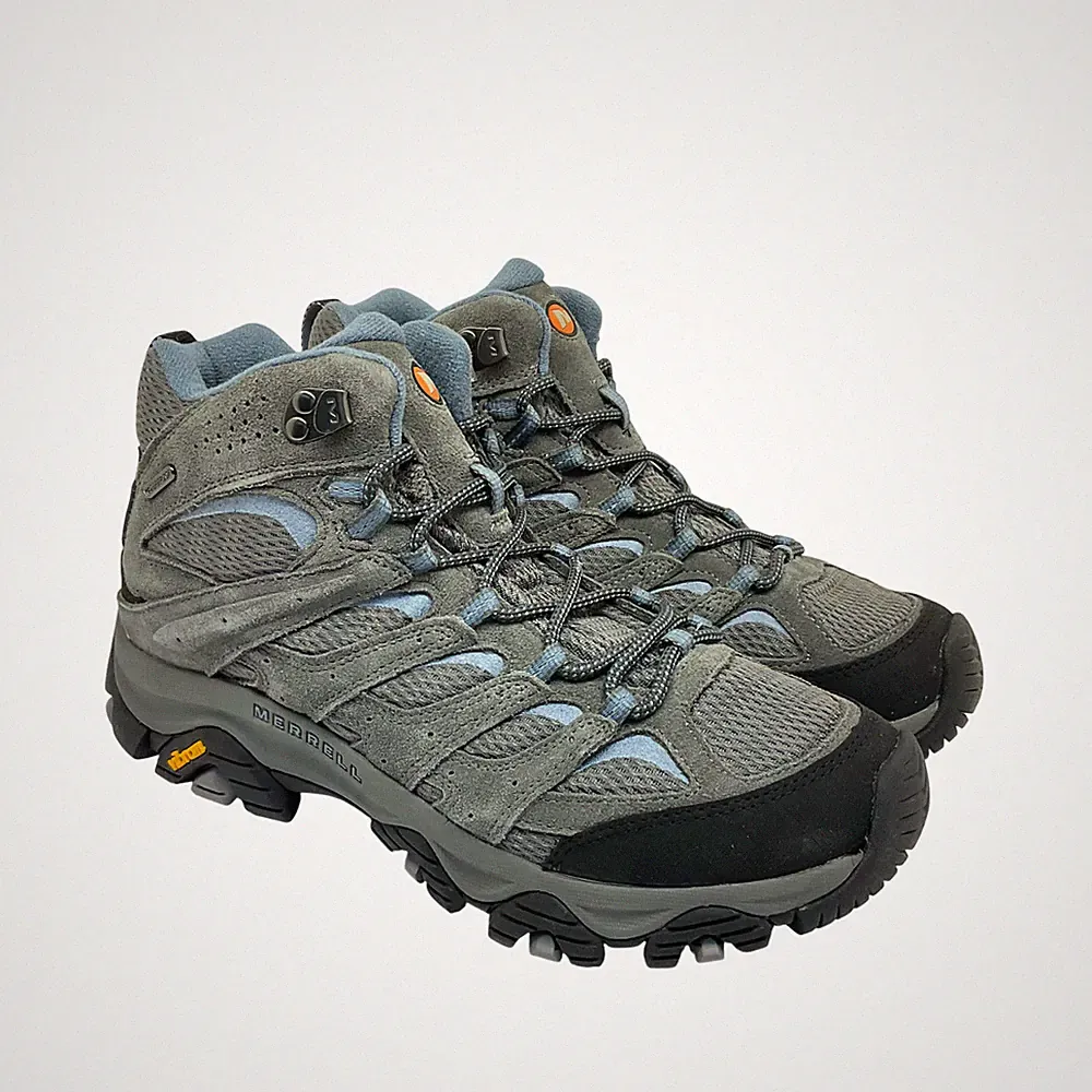 Merrell Men's Mid-Cut Moab 3 WP Trail Hiking Boots J500162 Granite Size 8.5M